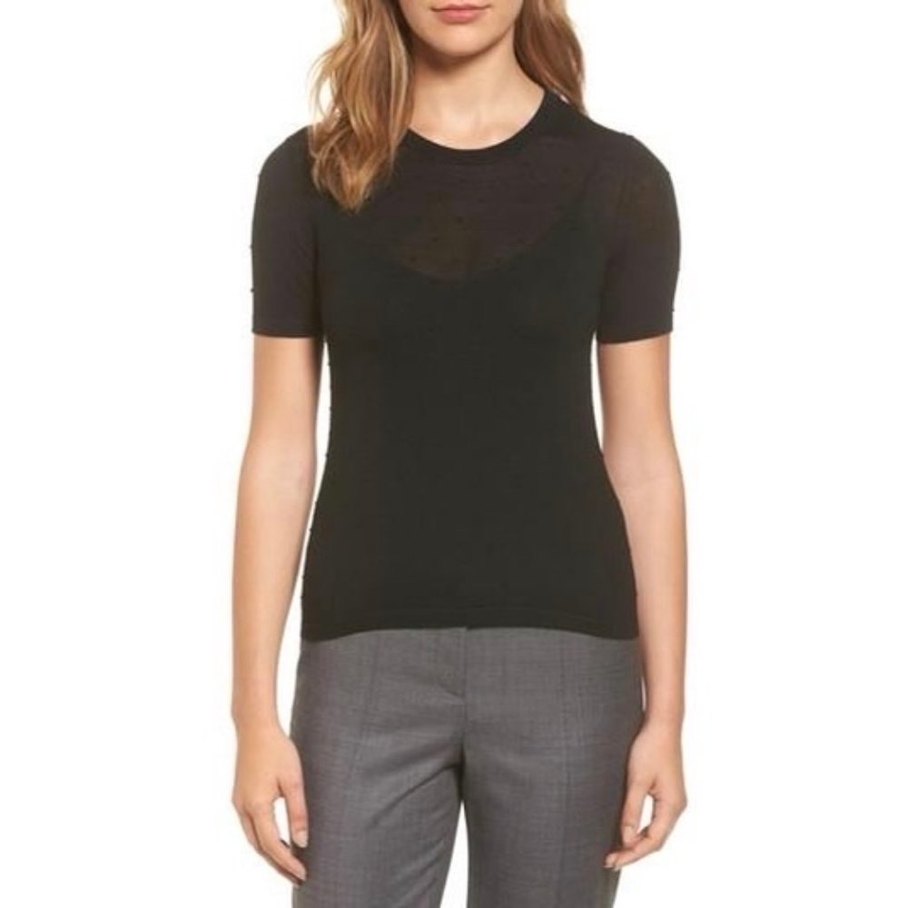 Hugo Boss Fineen Dot Jacquard Sweater NWT Medium - Picture 2 of 9